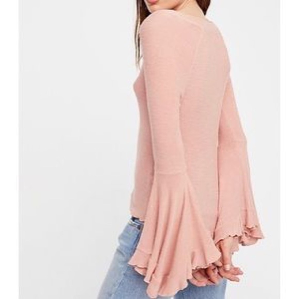 50% OFF❤️NWT Free People knit belle sleeve sweater - Picture 5 of 5
